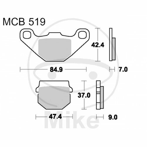 Brake pads sinter trw - brake,