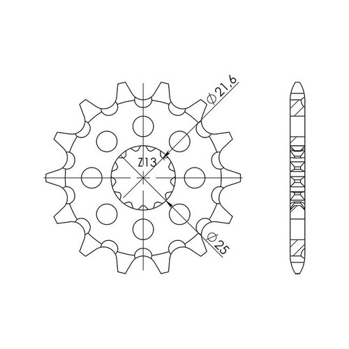 Sgr sprocket p520 d14 - sgr, ac