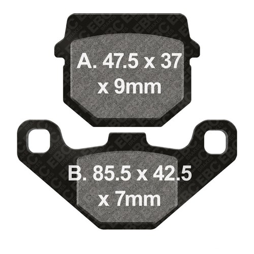 Pair brake pads ebc sp - pair,