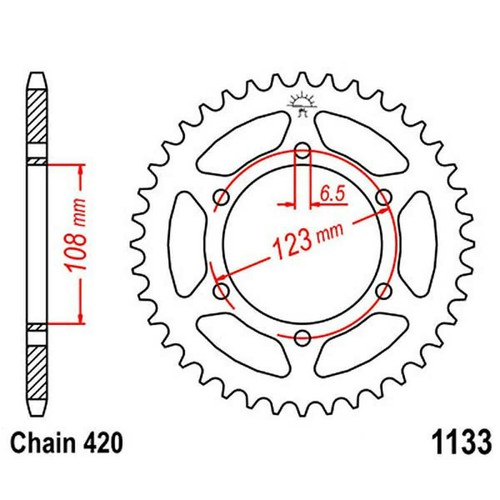 Moto chain jtr1133 420 - moto, jtr1133.59