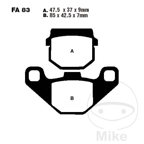 Ebc sintered brake - ebc, pads