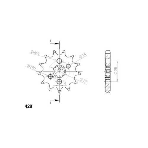 Sgr sprocket p428 d13 - sprocket, s