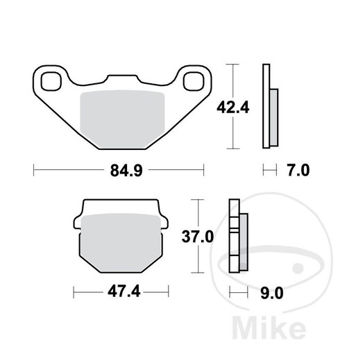 Trw sintered brake pads - brake,